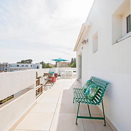 Duplex Toit Terrasse Vue Panoramique Apartment Montpellier Bagian luar foto